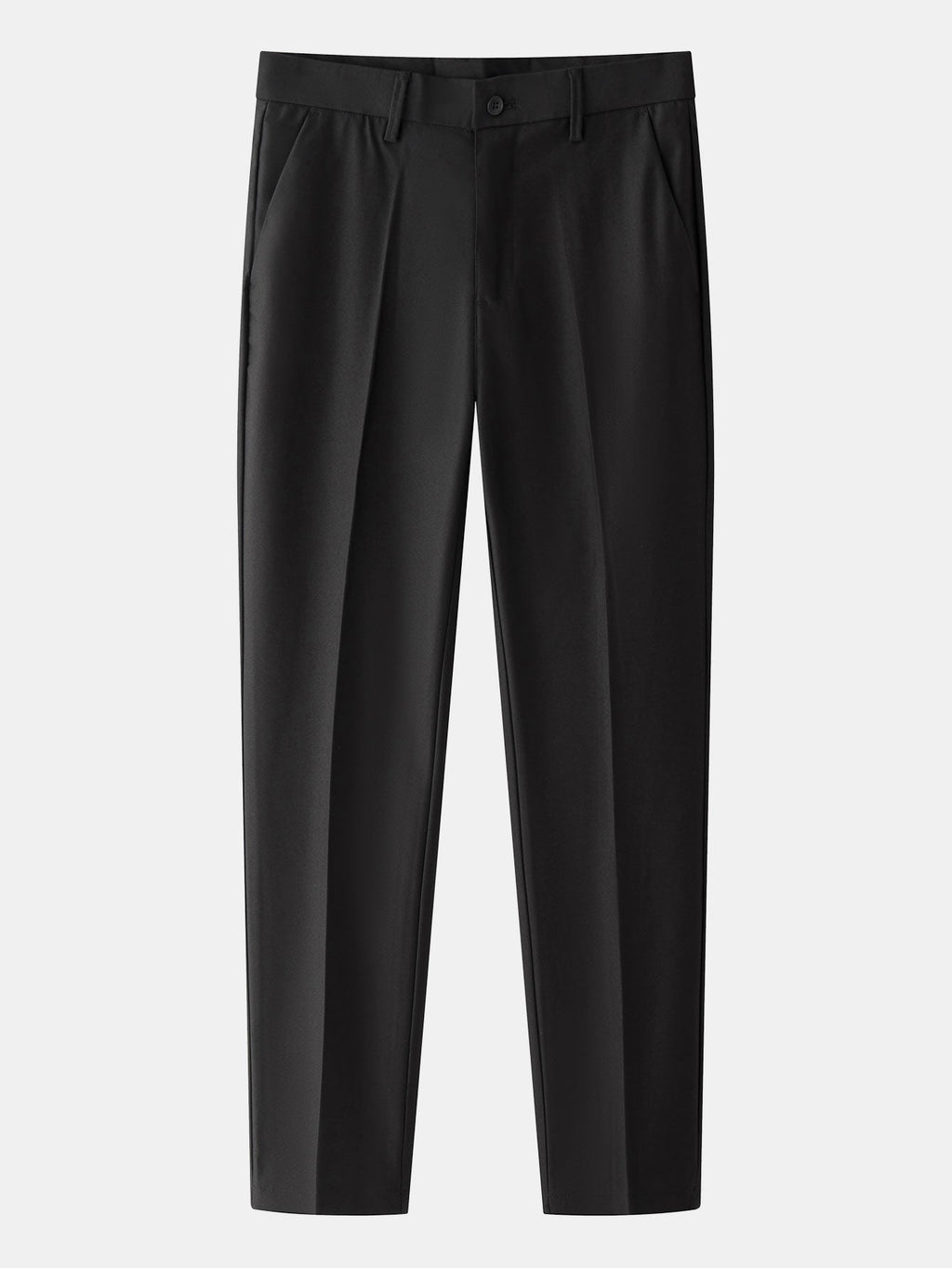 Linen Textured Knit Shirt & Slim Fit Tapered Trousers