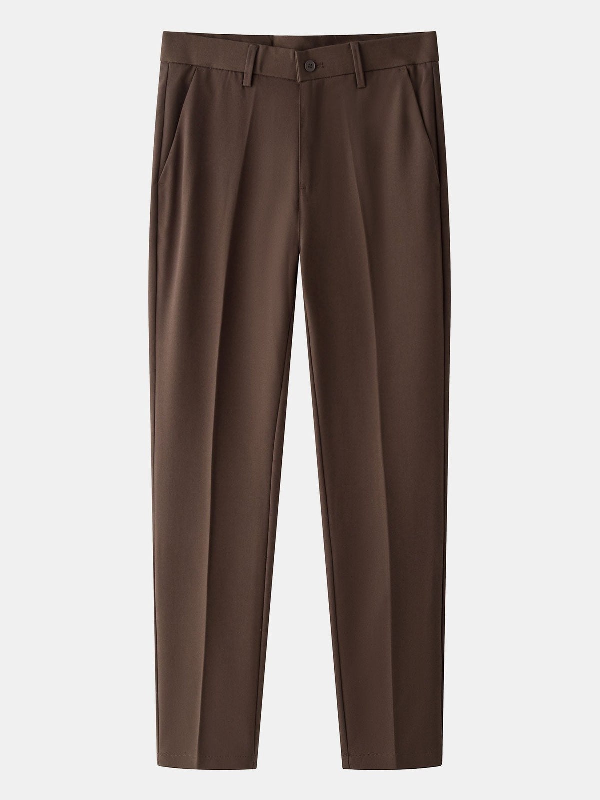 Linen Textured Knit Shirt & Slim Fit Tapered Trousers