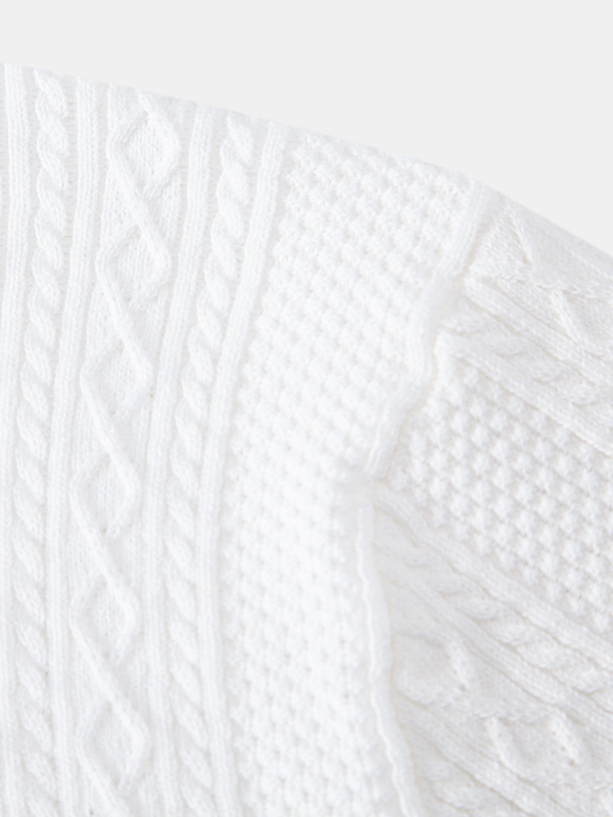 Geometric Jacquard Knit Polo & Slim Fit Tapered Trousers